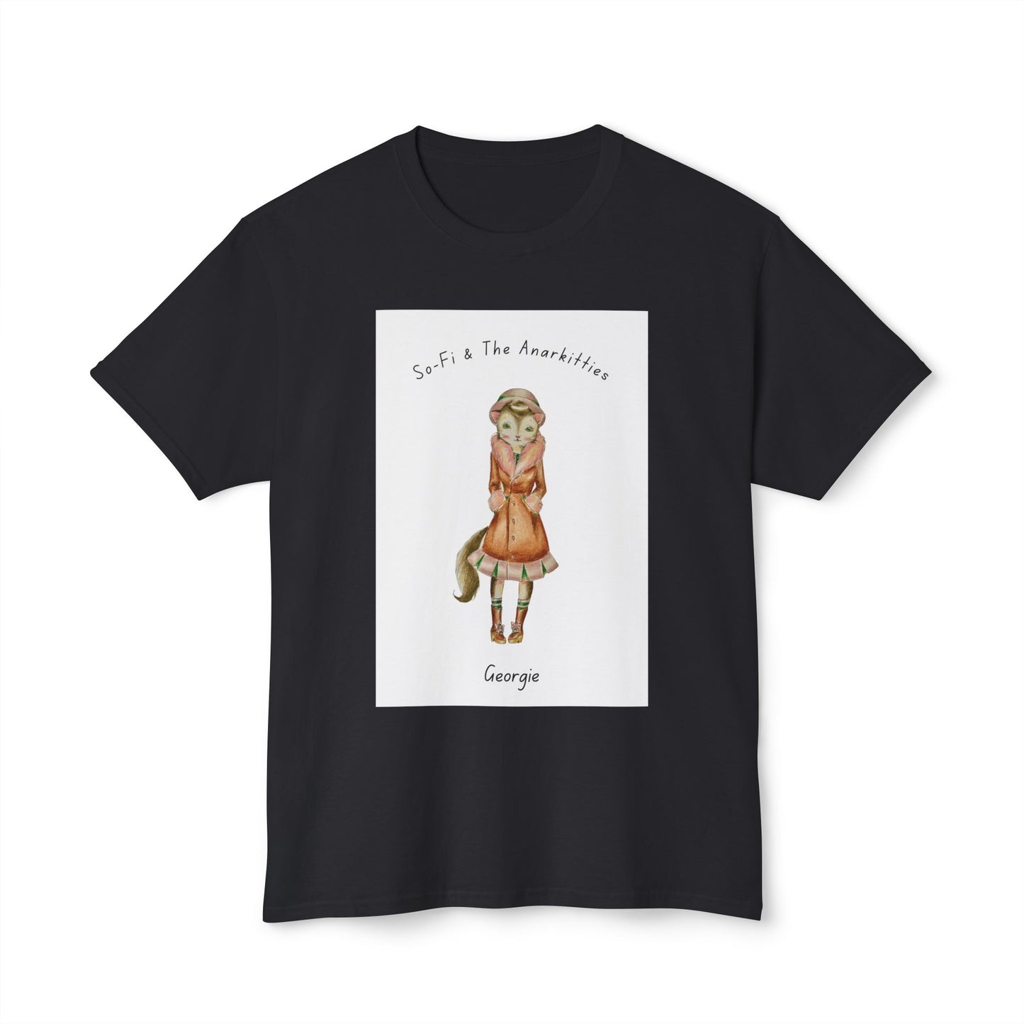 Georgie of So-Fi & The Anarkitties - Cozy Cotton Tee for Everyday and Beyond