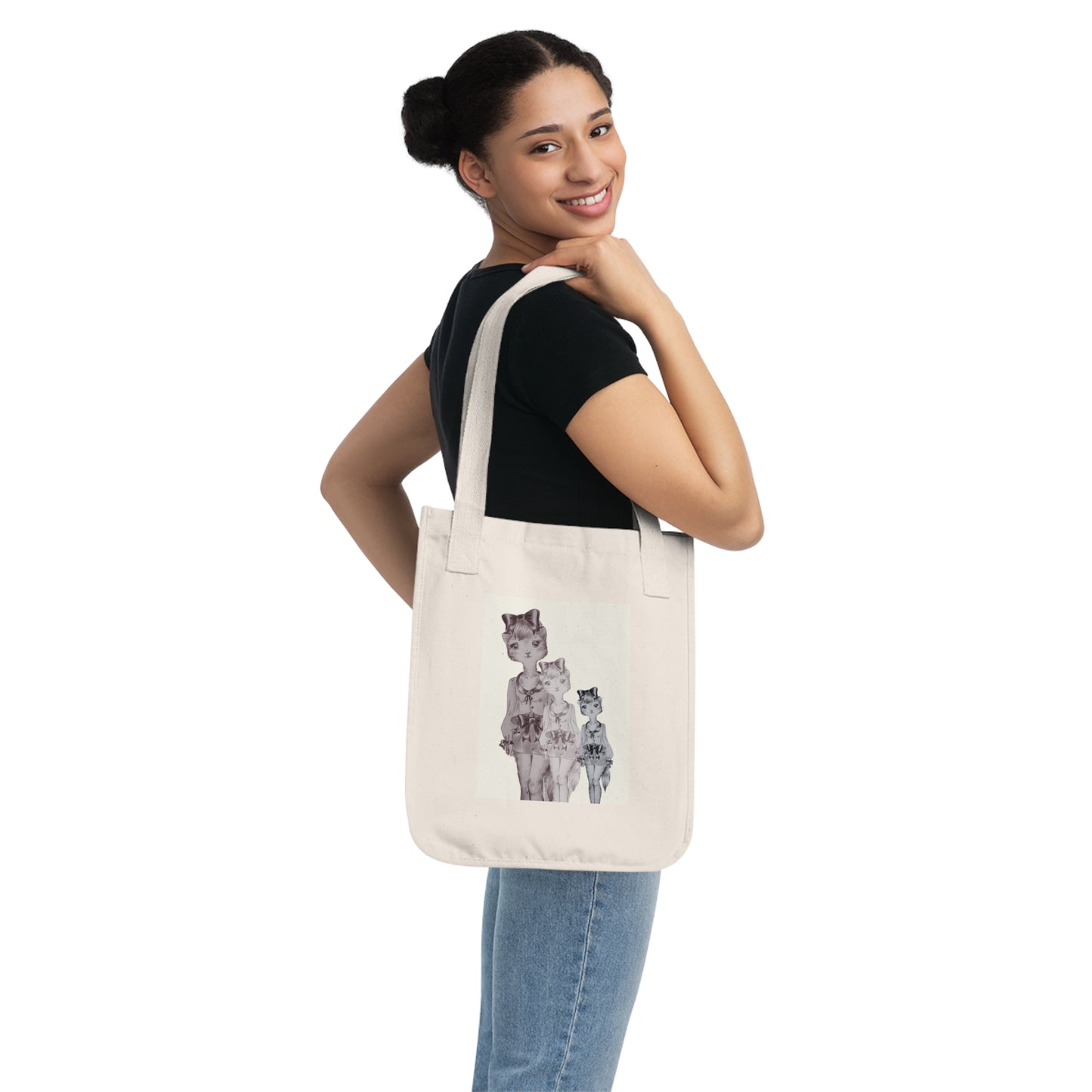 Troika is Judging You - Organic Canvas Tote Bag for the Revolution