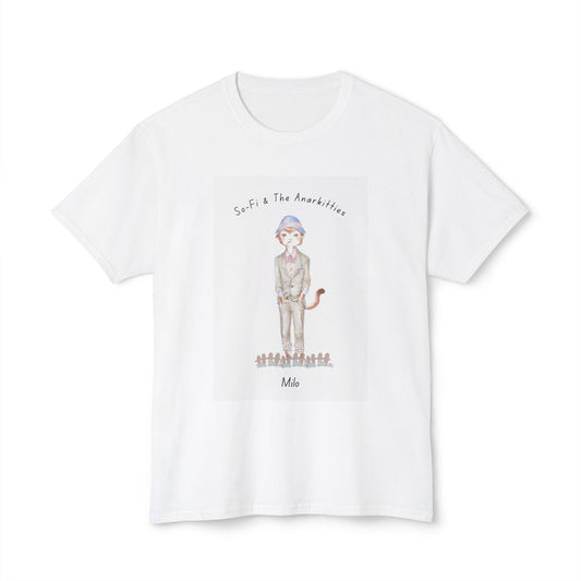 Milo of So-Fi & The Anarkitties - Cozy Cotton Tee for Everyday and Beyond