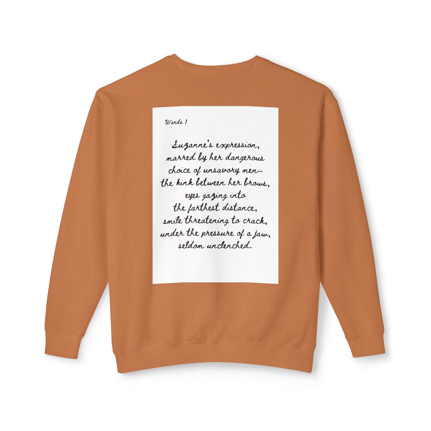 Dark Squiggles & Prose 1 by R. Gallay - Cozy Unisex Crewneck Sweatshirt For Days of Ennui