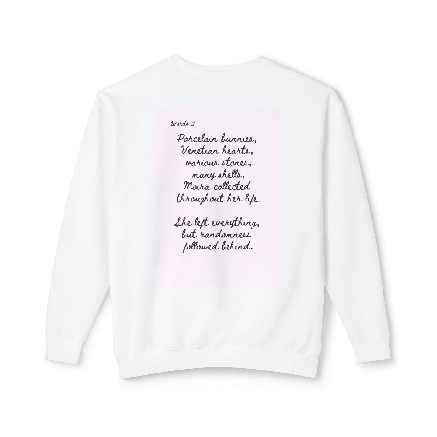 Dark Squiggles & Prose 2 by R. Gallay - Cozy Unisex Crewneck Sweatshirt For Days of Ennui