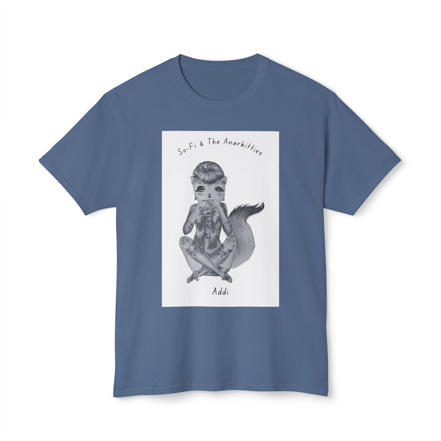 Addi of So-Fi & The Anarkitties - Cozy Cotton Tee for Everyday and Beyond