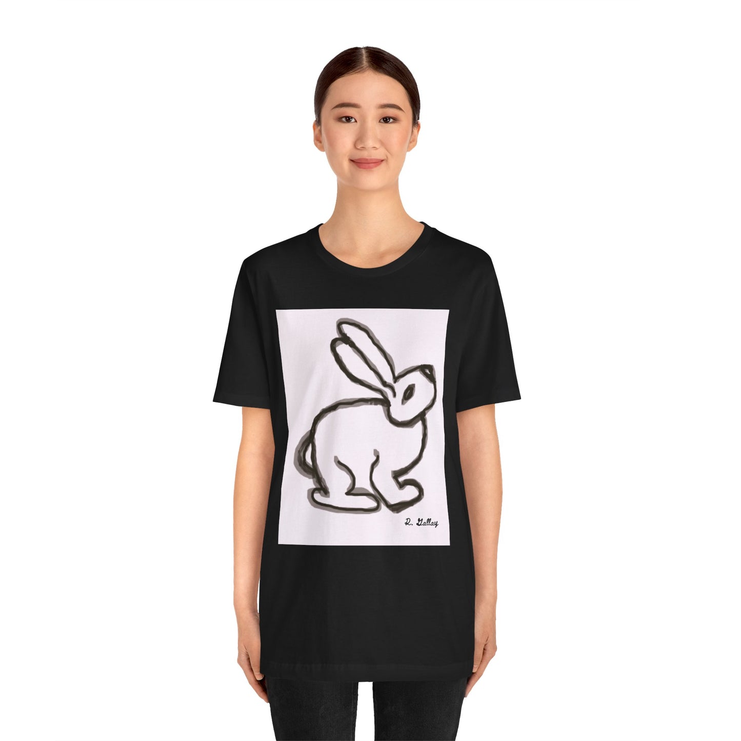 Dark Squiggles & Prose 2 by R. Gallay - Cozy Unisex Heavy Cotton Tee For Days of Ennui