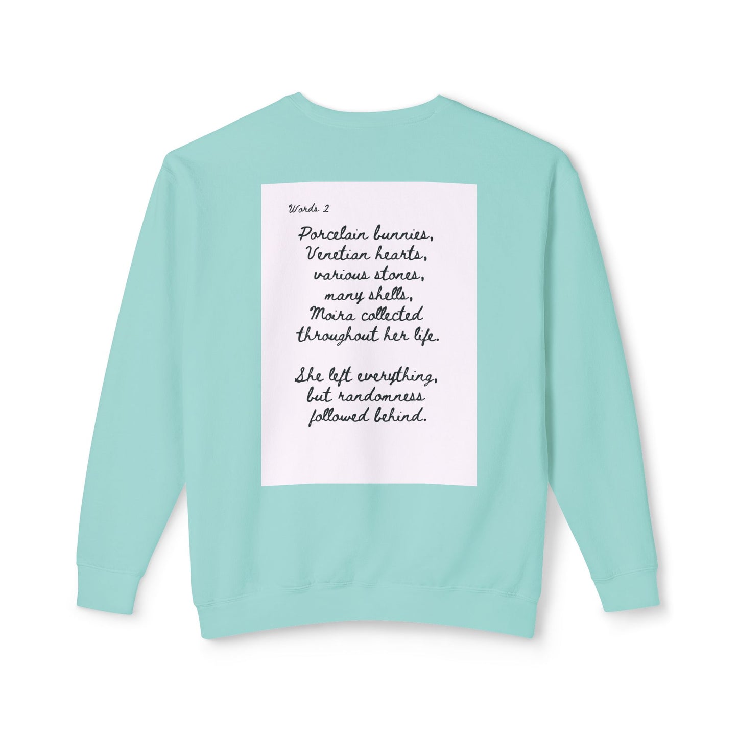 Dark Squiggles & Prose 2 by R. Gallay - Cozy Unisex Crewneck Sweatshirt For Days of Ennui