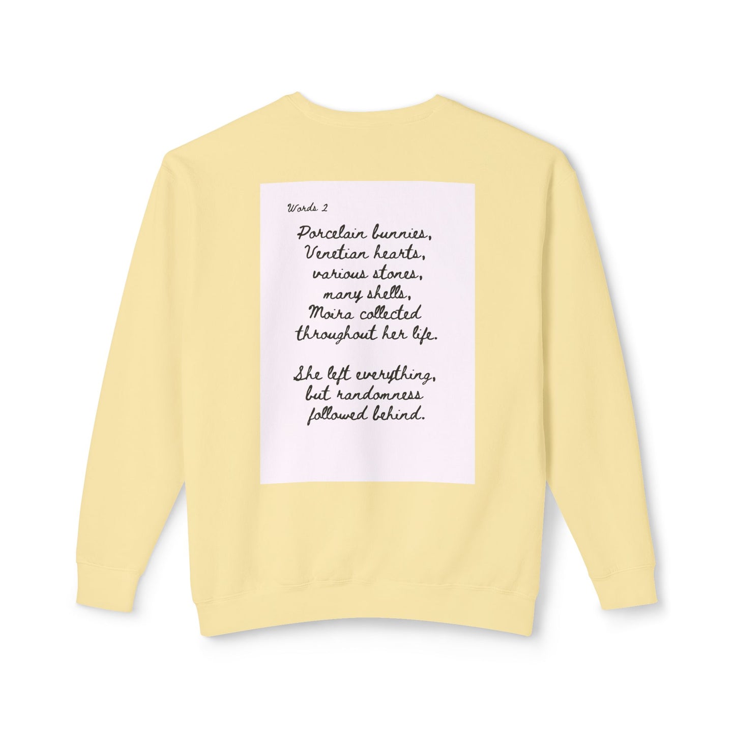 Dark Squiggles & Prose 2 by R. Gallay - Cozy Unisex Crewneck Sweatshirt For Days of Ennui