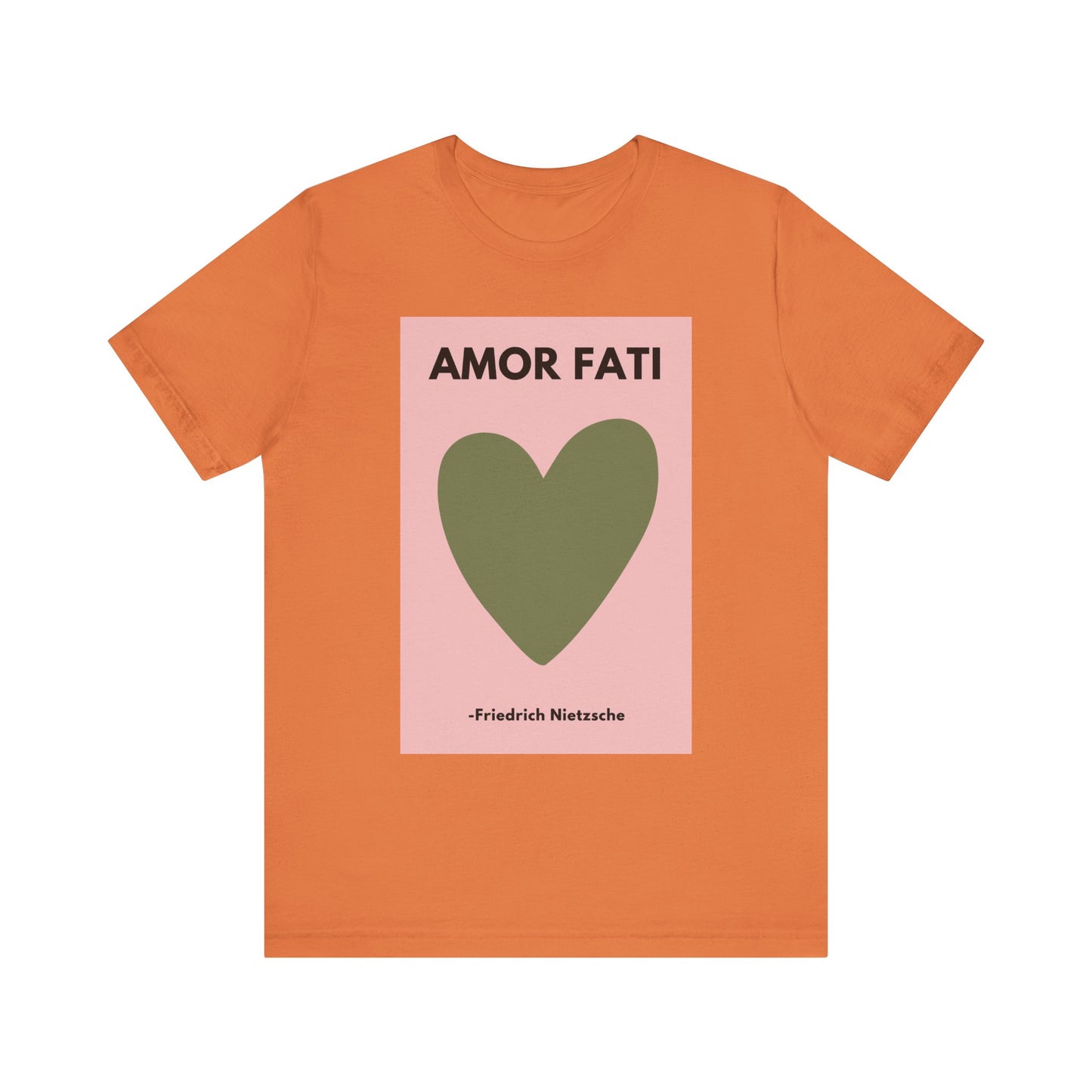 Amor Fati - Amor Fati - Love of Fate- - Slinky Ring-Spun Unisex Jersey Short Sleeve Tee