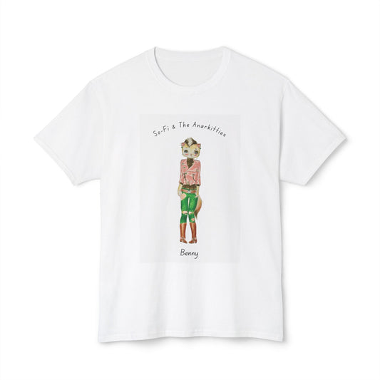 Benny of So-Fi & The Anarkitties - Cozy Cotton Tee for Everyday and Beyond