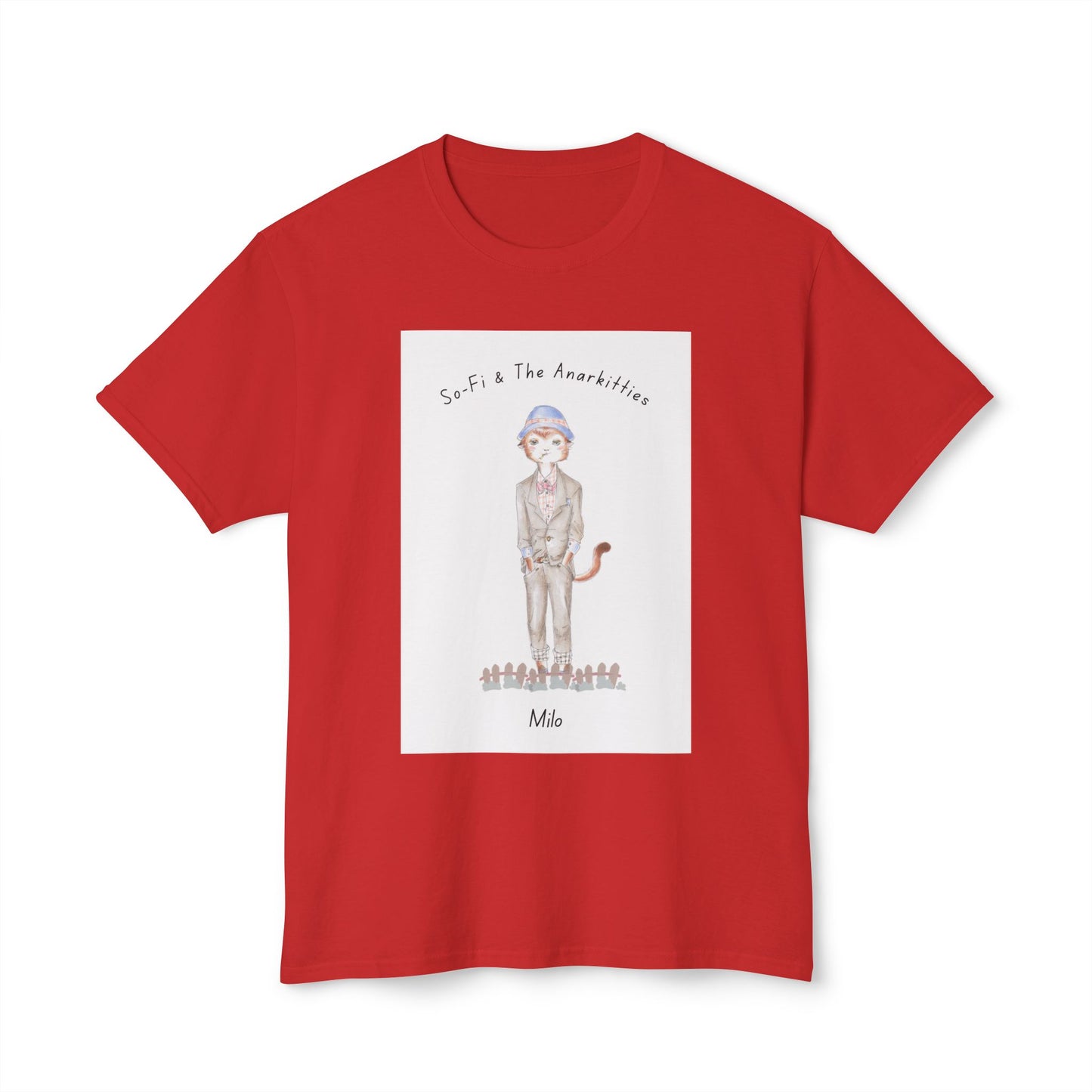 Milo of So-Fi & The Anarkitties - Cozy Cotton Tee for Everyday and Beyond