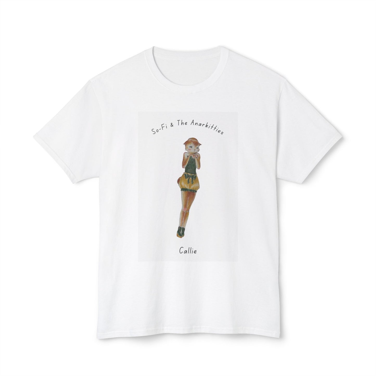 Callie of So-Fi & The Anarkitties - Cozy Cotton Tee for Everyday and Beyond