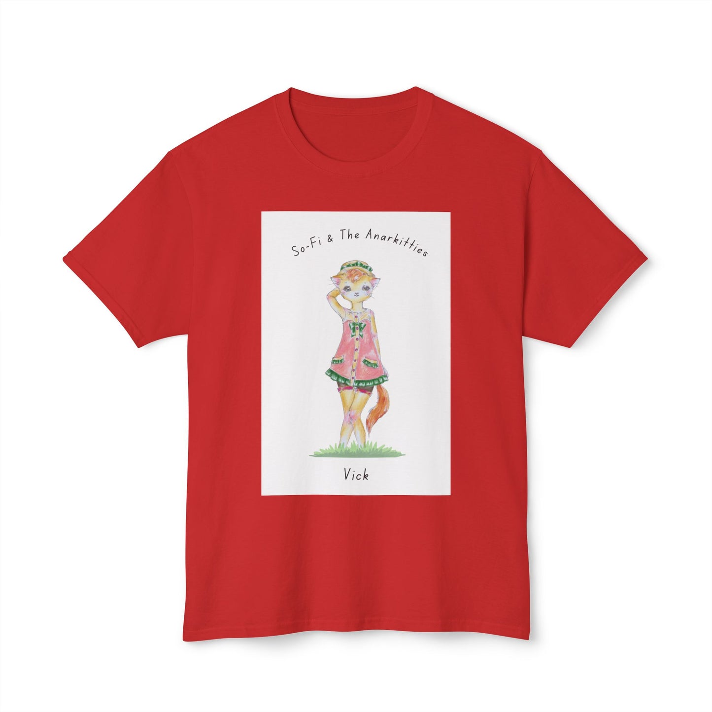 Vick of So-Fi & The Anarkitties - Cozy Cotton Tee for Everyday and Beyond