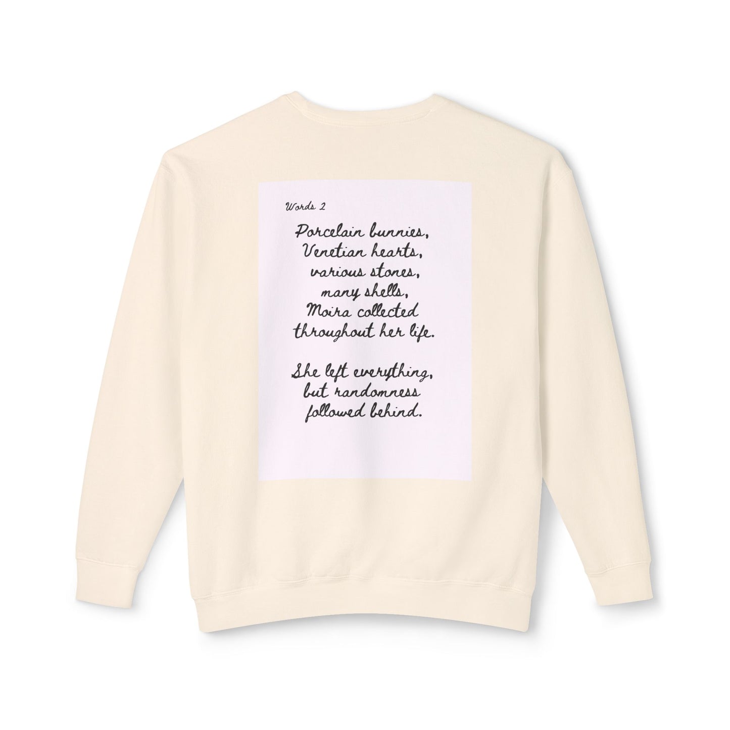 Dark Squiggles & Prose 2 by R. Gallay - Cozy Unisex Crewneck Sweatshirt For Days of Ennui