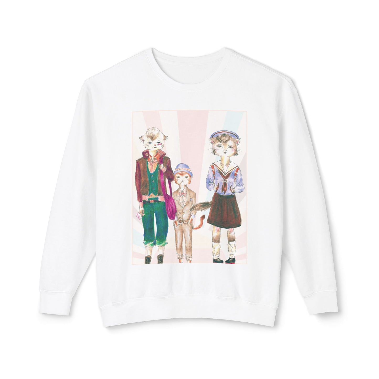 Les Halles Kitties - Cozy Ring-Spun Sweatshirt For Suffragettes