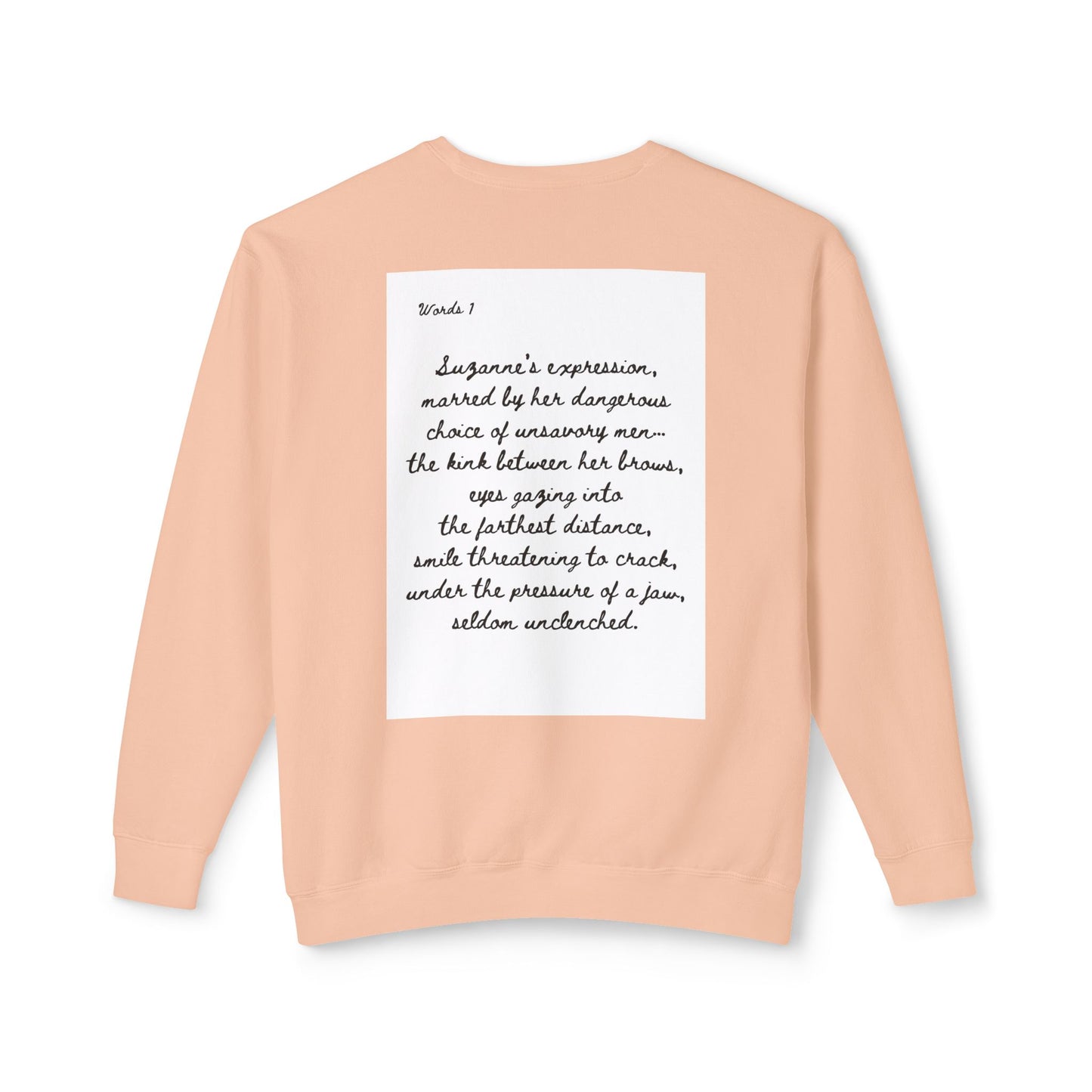 Dark Squiggles & Prose 1 by R. Gallay - Cozy Unisex Crewneck Sweatshirt For Days of Ennui