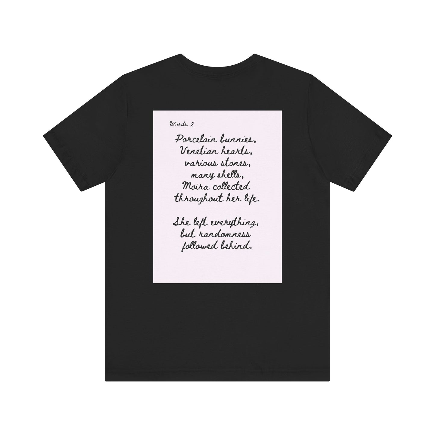 Dark Squiggles & Prose 2 by R. Gallay - Cozy Unisex Heavy Cotton Tee For Days of Ennui