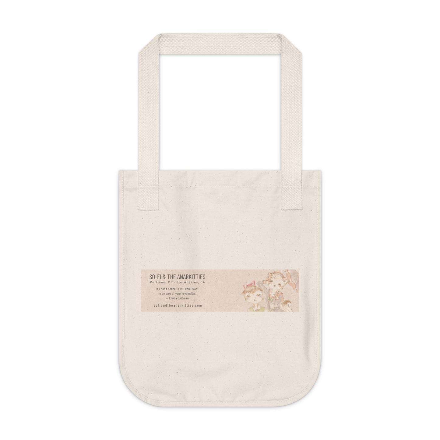 Ode to Carson McCullers - Organic Canvas Tote Bag for the Revolution