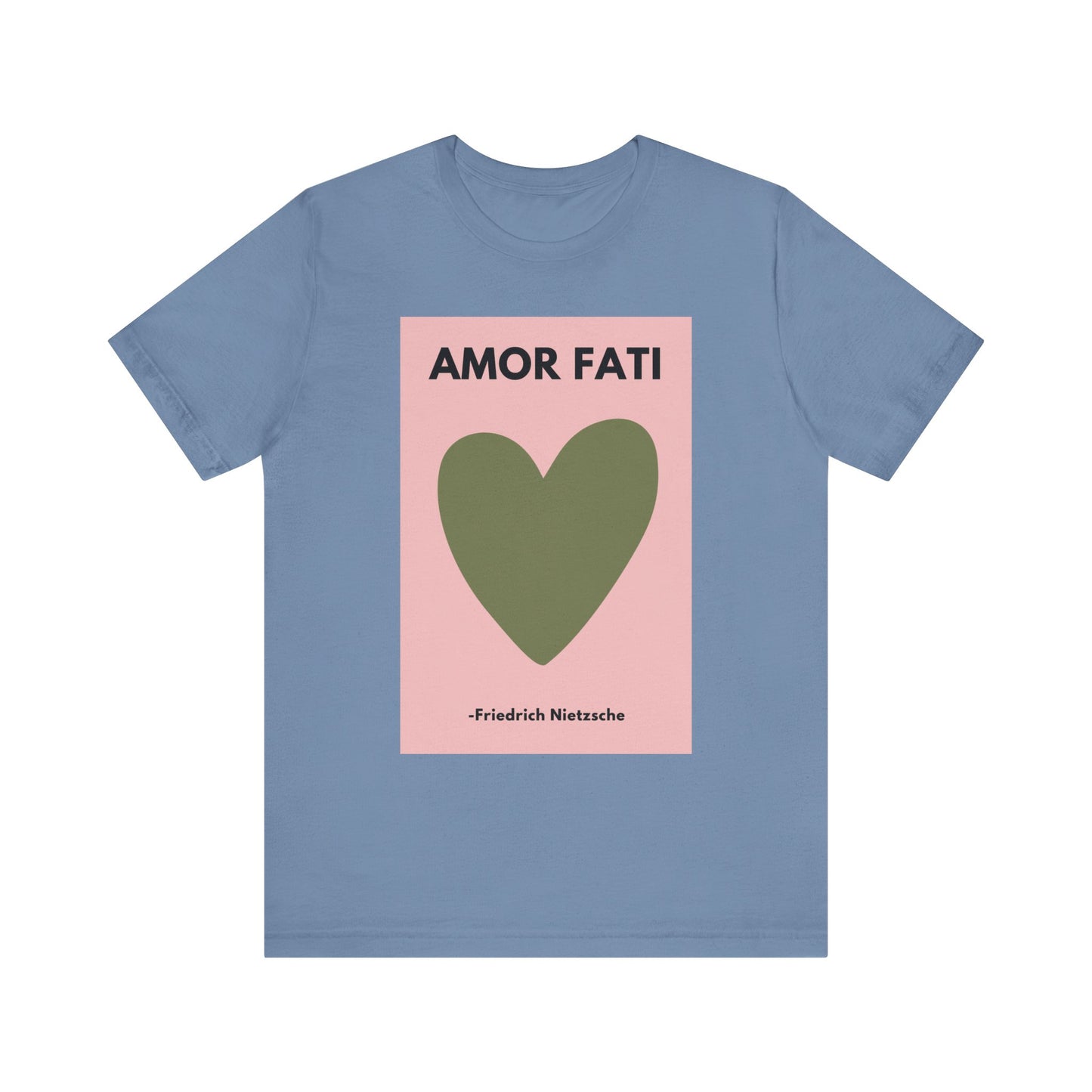 Amor Fati - Amor Fati - Love of Fate- - Slinky Ring-Spun Unisex Jersey Short Sleeve Tee