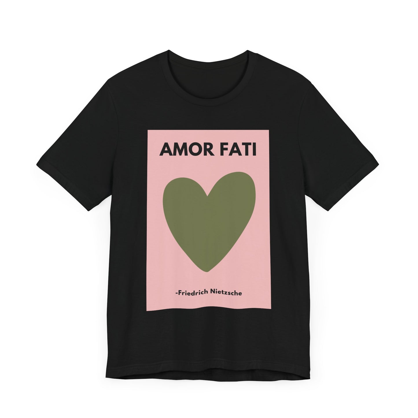 Amor Fati - Amor Fati - Love of Fate- - Slinky Ring-Spun Unisex Jersey Short Sleeve Tee