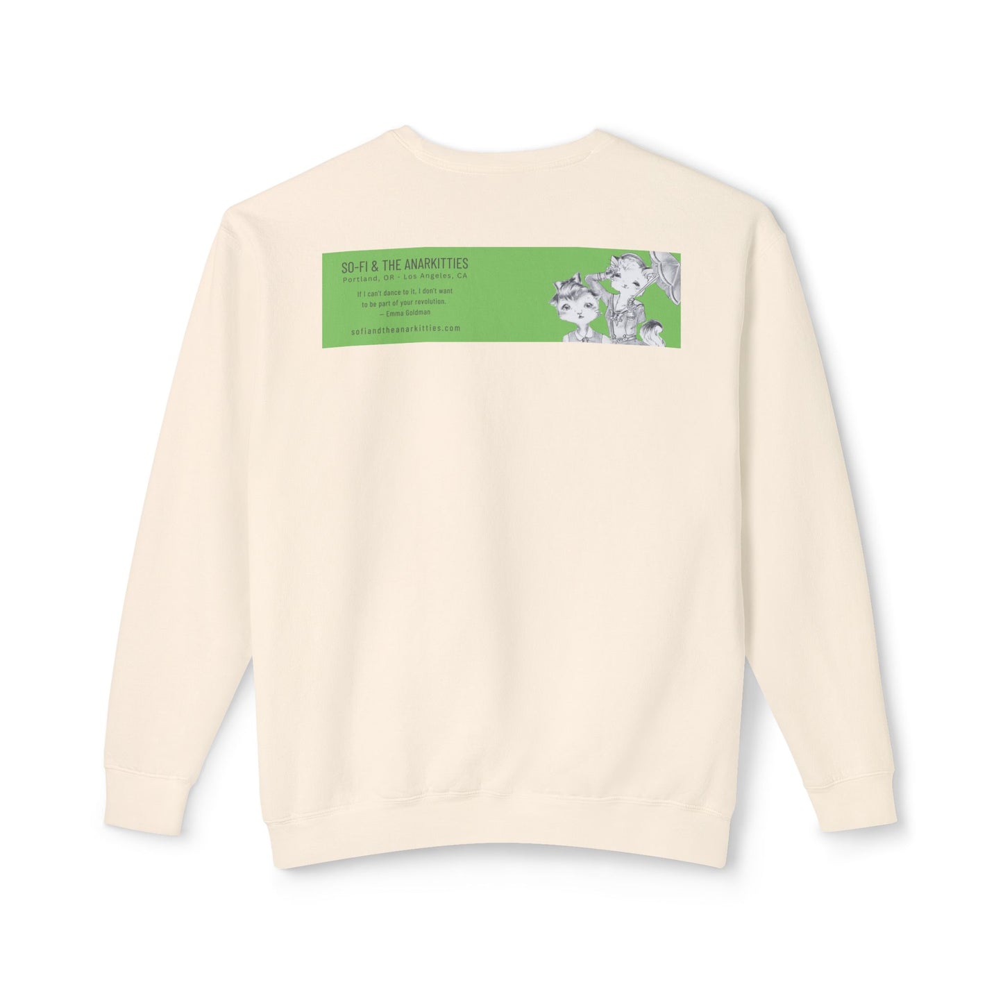 Sunday In The Park With The Anarkitties - Cozy Ring-Spun Sweatshirt For Suffragettes