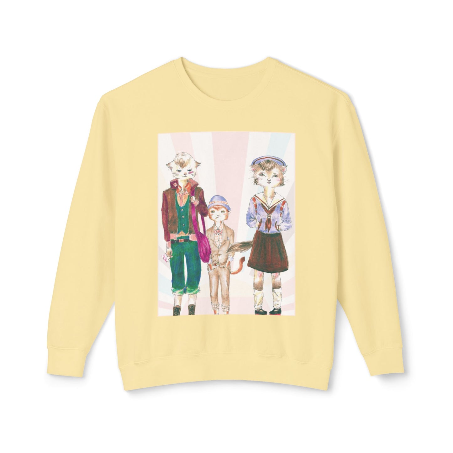 Les Halles Kitties - Cozy Ring-Spun Sweatshirt For Suffragettes