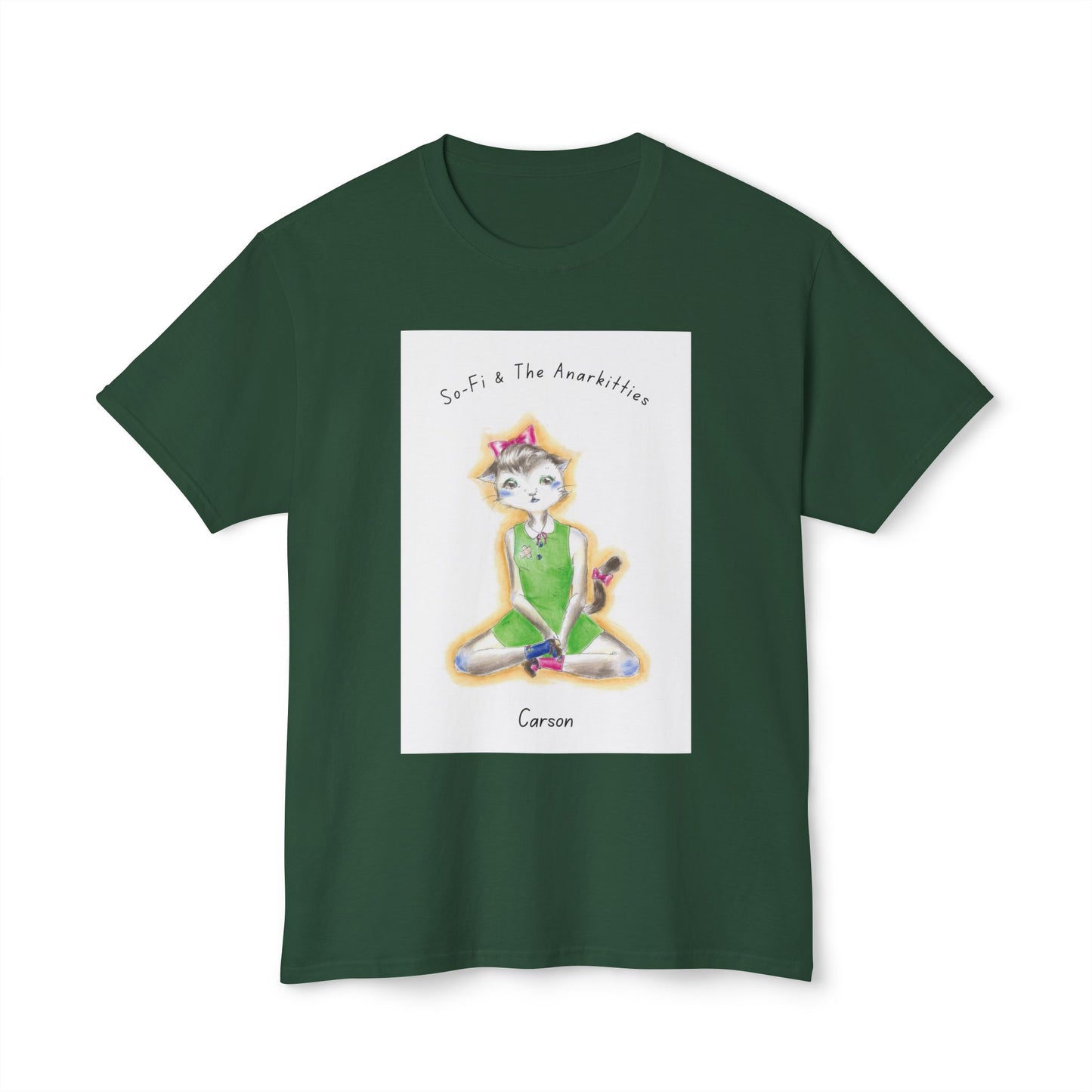 Carson of So-Fi & The Anarkitties - Cozy Cotton Tee for Everyday and Beyond