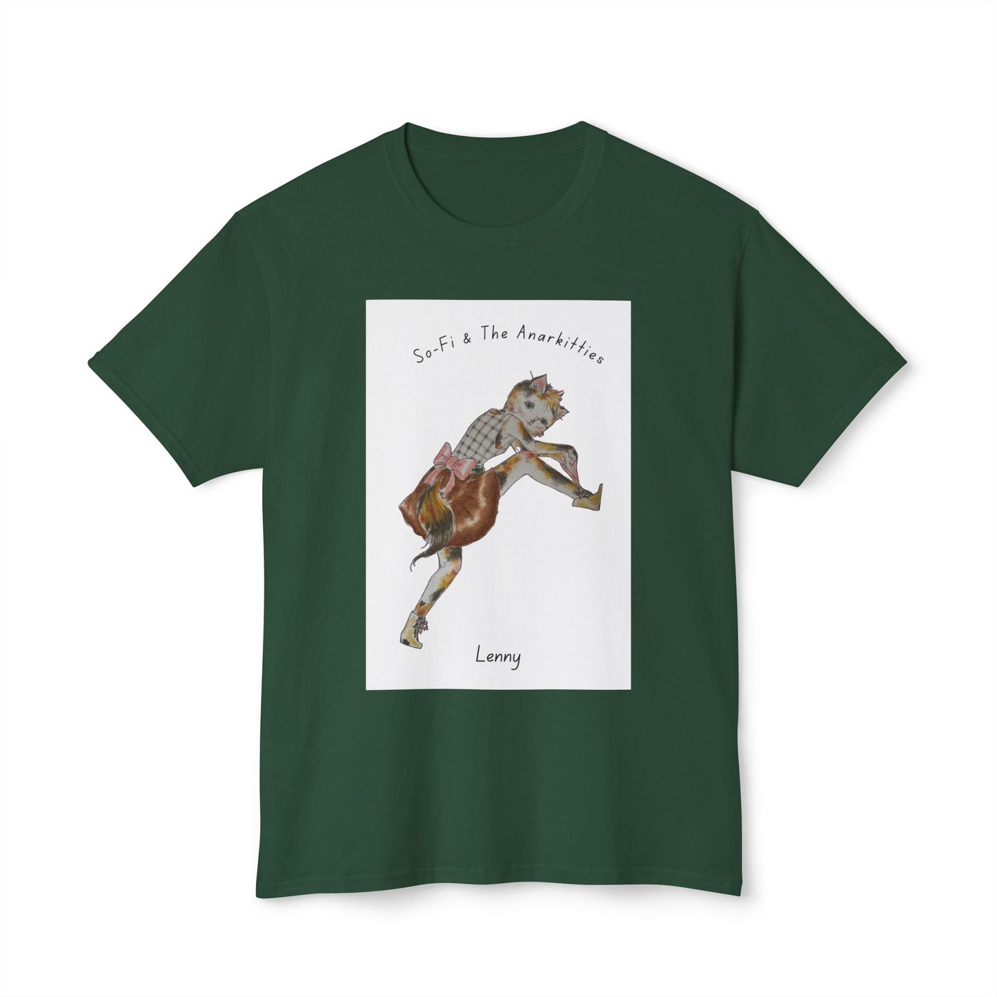 Lenny of So-Fi & The Anarkitties - Cozy Cotton Tee for Everyday and Beyond