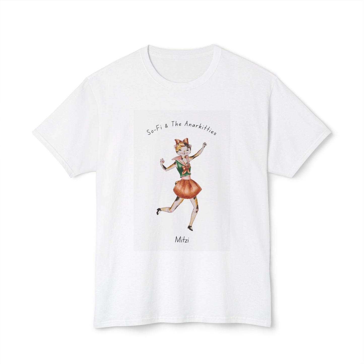 Mitzi of So-Fi & The Anarkitties - Cozy Cotton Tee for Everyday and Beyond