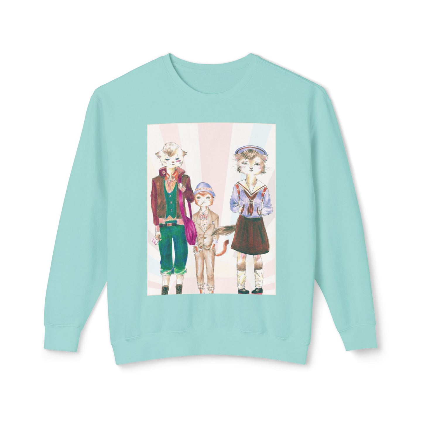 Les Halles Kitties - Cozy Ring-Spun Sweatshirt For Suffragettes