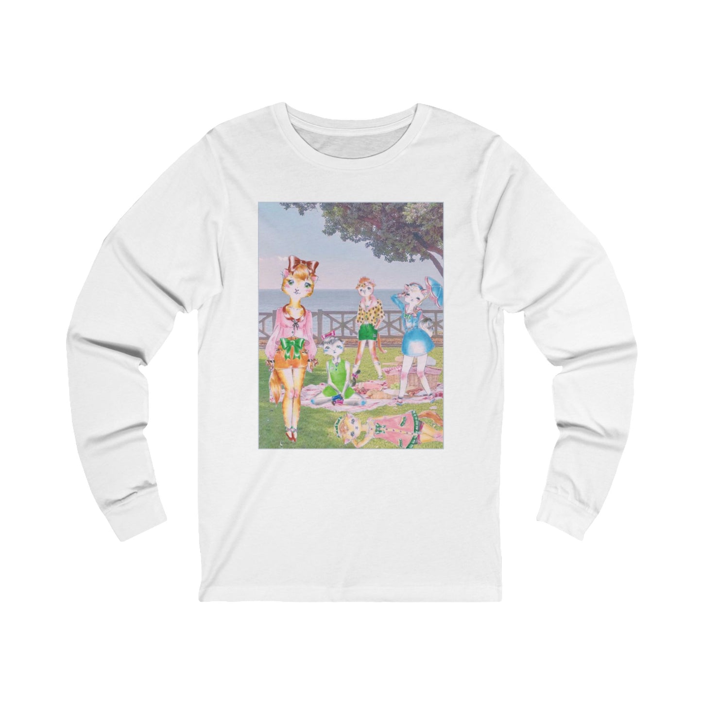 Sunday In The Park With The Anarkitties - Winter is Upon Us - Cozy Ring-Spun Cotton Jersey Long Sleeve Tee