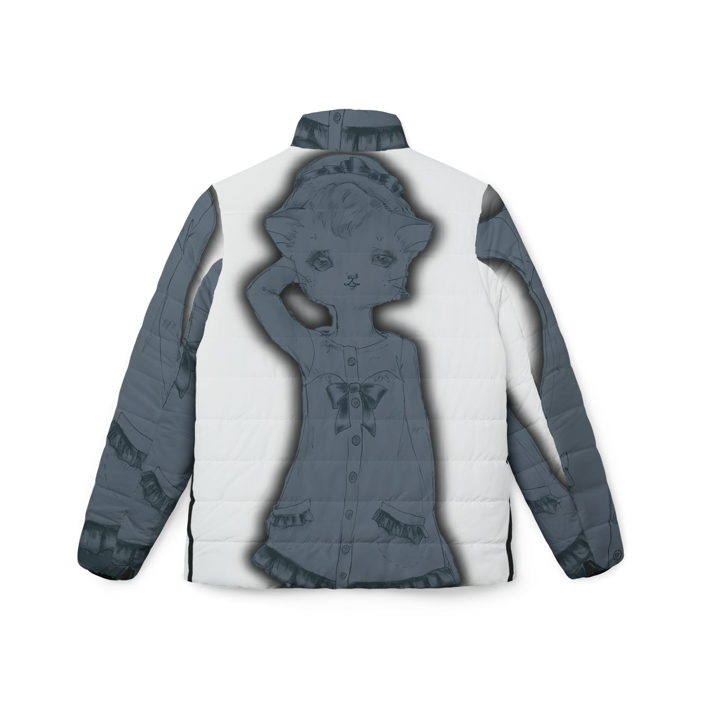 Ghosts Cats of Venice - Keepin' It Real Women’s Puffer Jacket