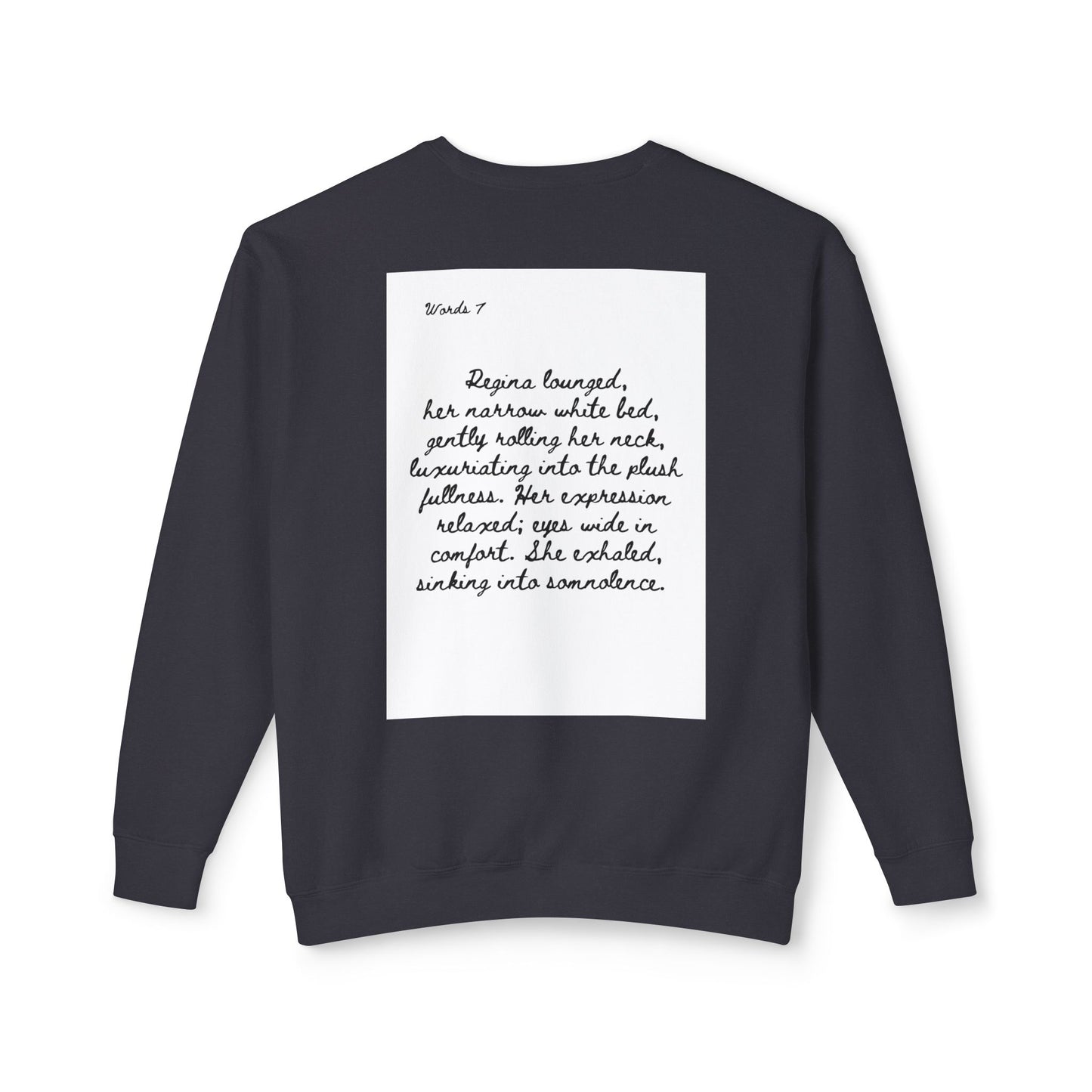 Dark Squiggles & Prose 7 by R. Gallay - Cozy Unisex Crewneck Sweatshirt For Days of Ennui