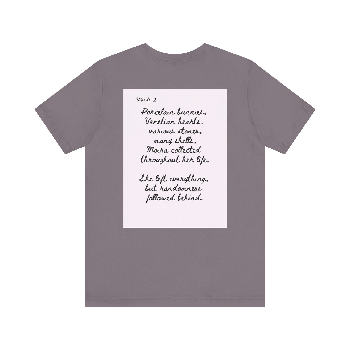 Dark Squiggles & Prose 2 by R. Gallay - Cozy Unisex Heavy Cotton Tee For Days of Ennui