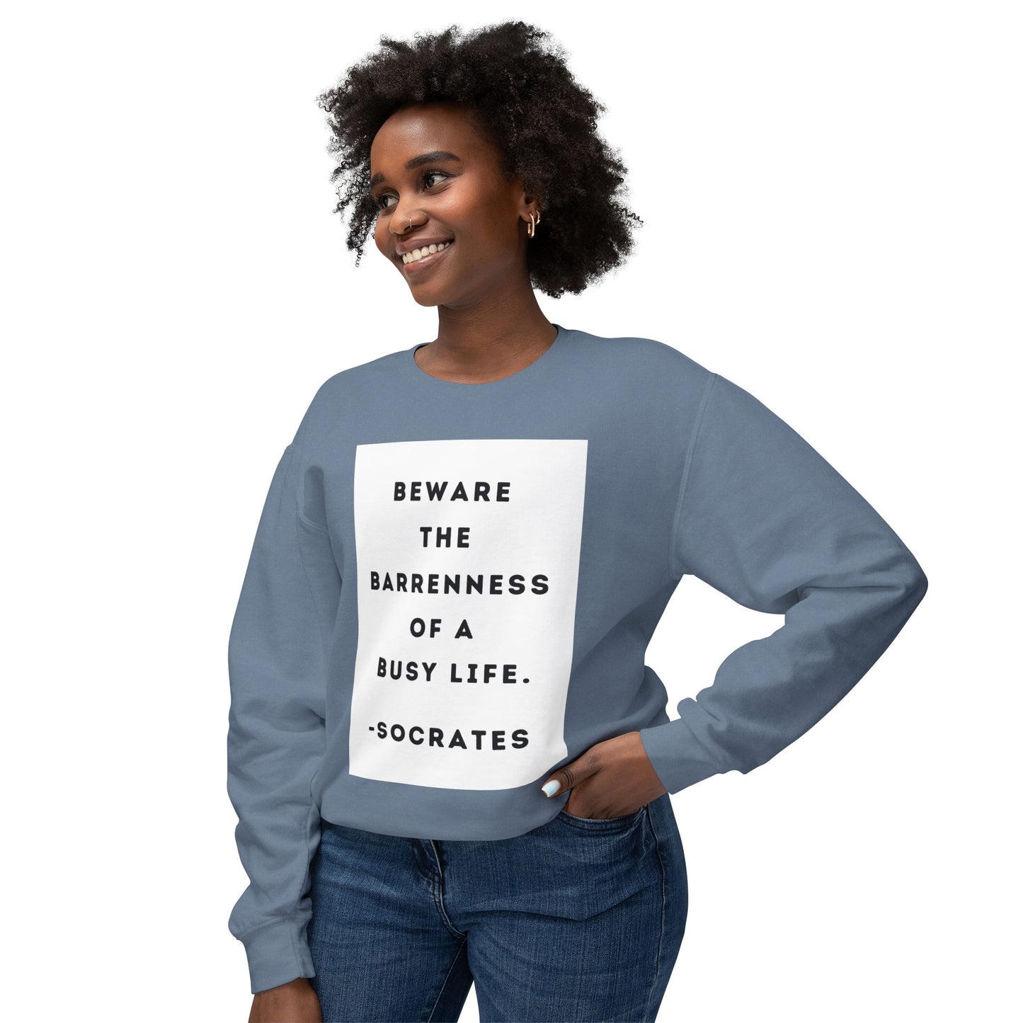 Socrates - Beware - Cozy Ring-Spun Sweatshirt For Suffragettes